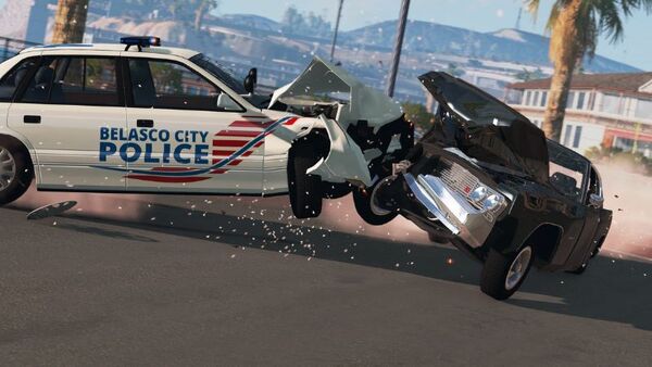 BeamNG.drive’s soft-body physics engine forms the backbone of its realistic crash mechanics